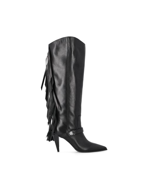 Pinko Black Stivale Vane 03 Nappa Nero