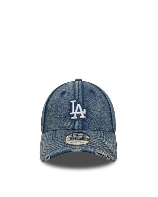 KTZ Blue Cappellino 9Forty La Dogers Mlb Acid Blu for men