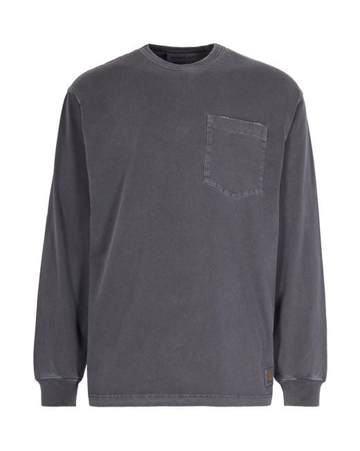 Carhartt Gray T-Shirt Torion Pocket for men