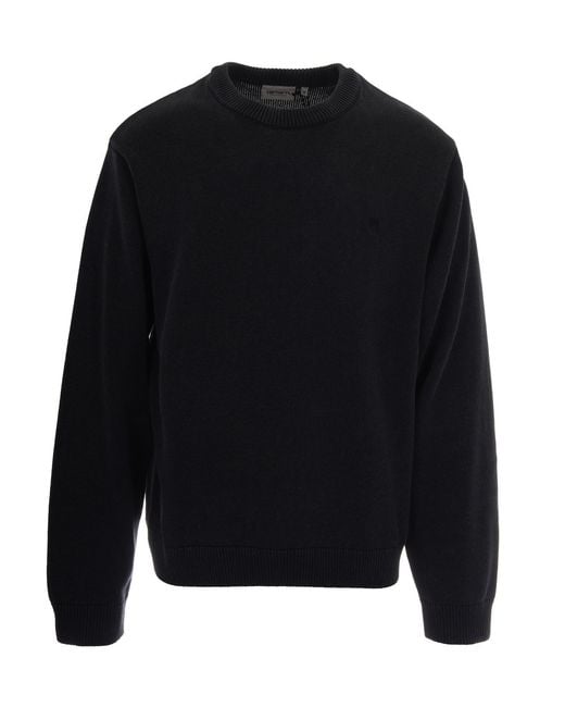 Carhartt Black Maglia Kori Garment Dyed for men