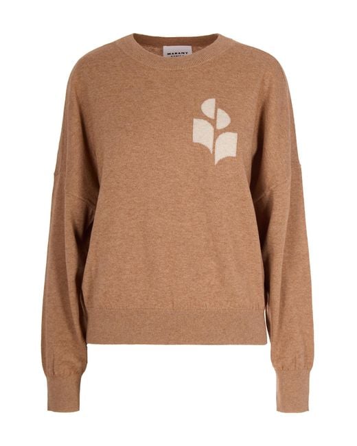 Isabel Marant Brown Sweater "Lanta"