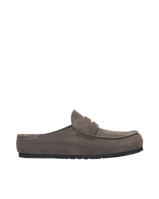 Birkenstock Brown Mocassino Naples Wrapped Suede Calz. S