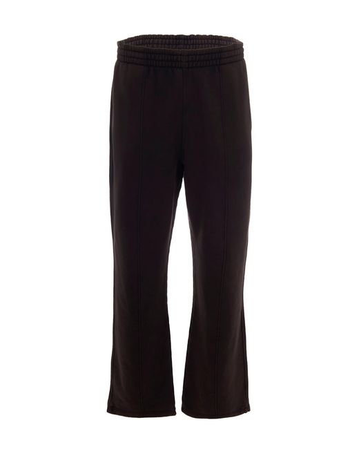 Represent Black Wide-Leg Lounge Trousers for men