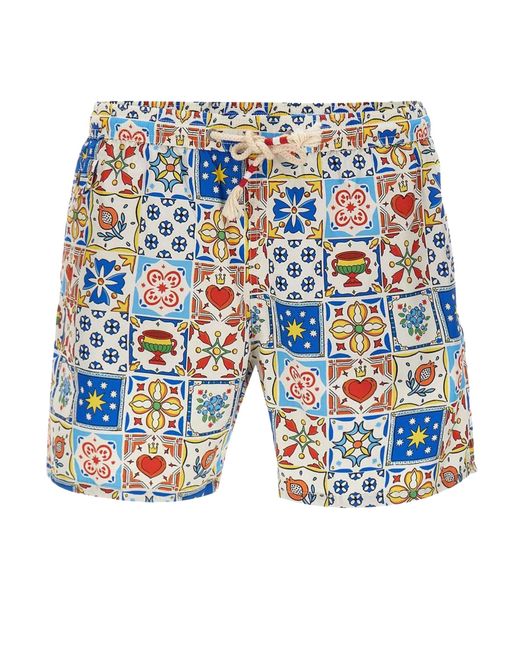 Mc2 Saint Barth Blue Costume Lighting 70 Maiolica for men