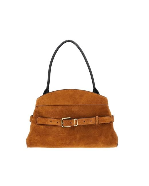 Marc Jacobs Brown Handbag Dakota Suede