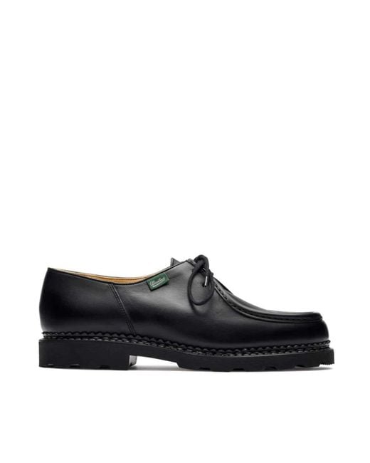 Paraboot Black Stringata Michael Noire Lis Noir for men