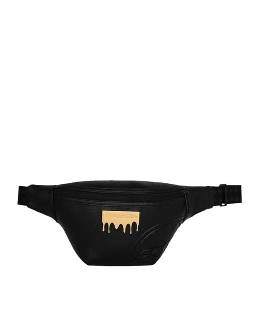 Sprayground Black Marsupio Brick Luxe for men