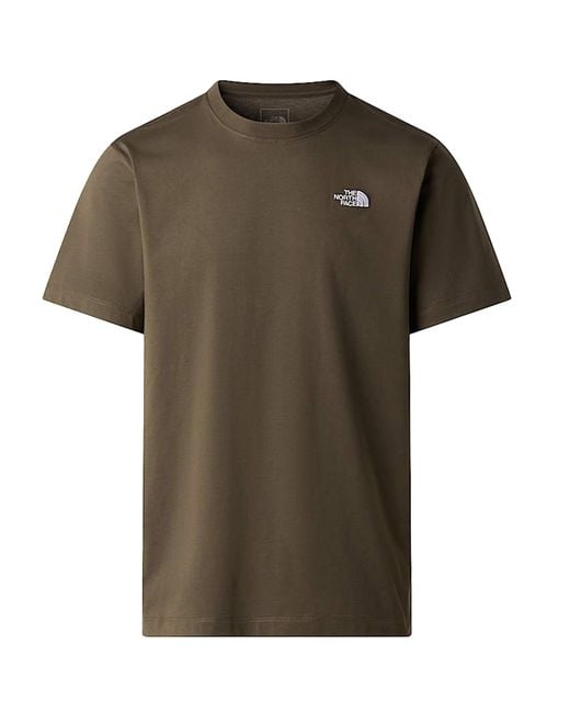 The North Face Green T-Shirt Evolution Simple Dome for men