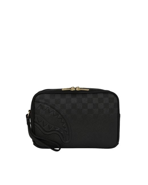 Sprayground Black Pochette Spritz Toiletry for men
