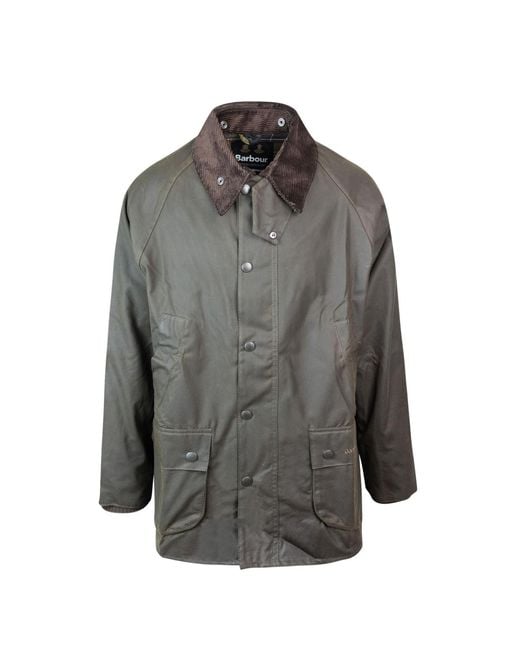 Barbour Gray Giubbino Classic Bedale Wax for men