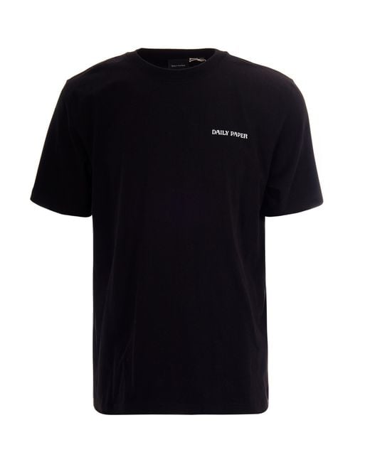 Daily Paper Black T-Shirt Chain Shield for men