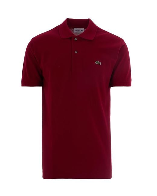 Lacoste Red Polo.12.12 for men