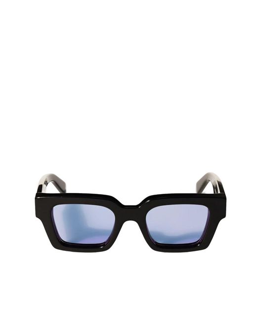 Off-White c/o Virgil Abloh Blue Occhiale Virgil M Shiny for men