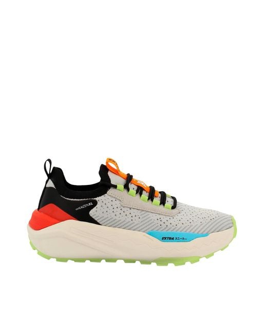 EXTR4 Blue Sneakers Kaizen Xl 2.01 Bianca for men