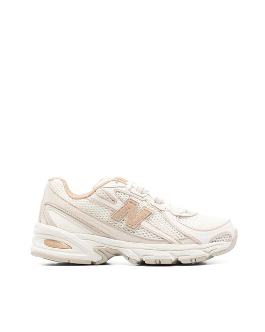 New Balance White Sneaker 740 Incense Angora Timberwolf for men