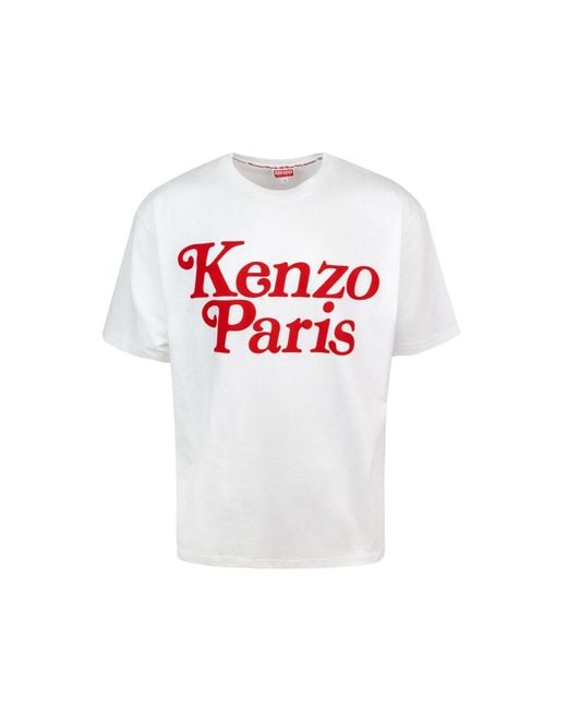 KENZO White T-Shiirt Oversize By Verdy' Bianco for men