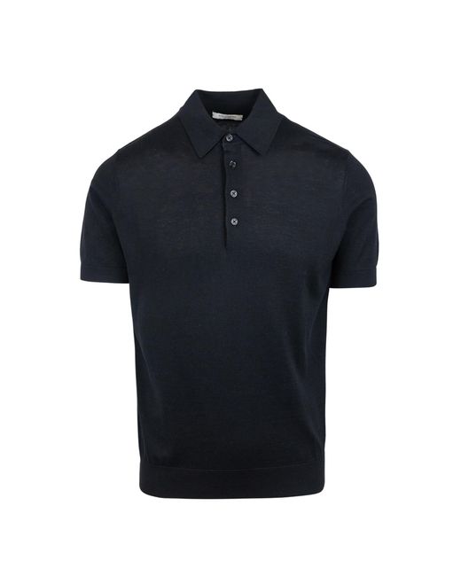 Paolo Pecora Blue Polo Nera for men