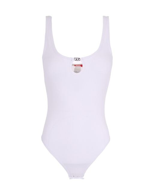 DIESEL White Bodysuit Maura