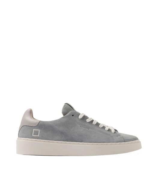 Date Gray Sneakers Levante Suede for men
