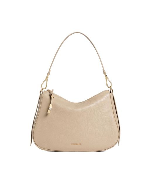 Coccinelle Natural Mini Chic Leather Bag