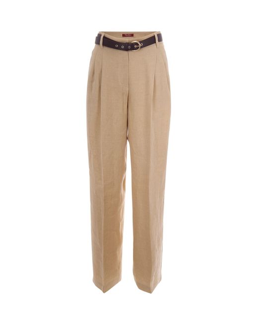 Max Mara Natural Summer Mini Trousers For