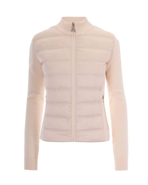 Patrizia Pepe Pink Piumino Ultralight Warm Ivory