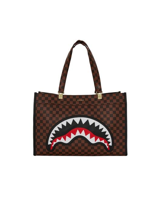 Borsa Tote Sawtooth Sharks di Sprayground in White da Uomo
