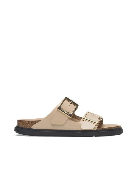 Birkenstock White Arizona Db Shine New Slippers S