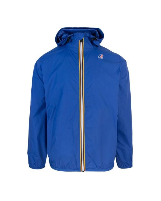 K-Way Blue Giubbino Le Vrai 4.0 Claude Royal Marine for men