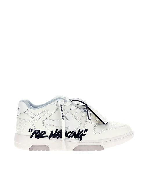 Off-White c/o Virgil Abloh White Urban Sneakers With Distinctive Arrow Motif And Zip Tie Detail for men