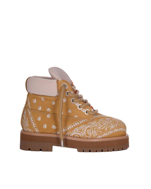 PDF CHANNEL Brown Stivaletto Strada Low Bandana for men
