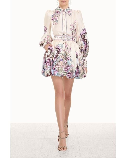 Zimmermann Celestial Bubble Shirt Dress Lyst