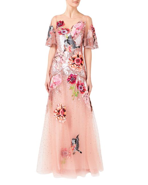 Temperley London Pink Petal Gown