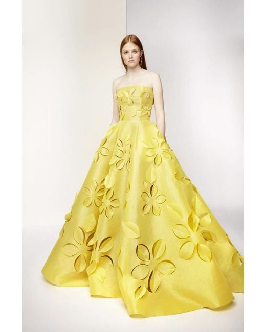 Isabel Sanchis Yellow Gallio -gown