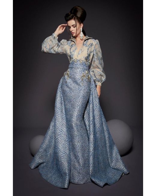 Fouad Sarkis For Mnm Couture Long 