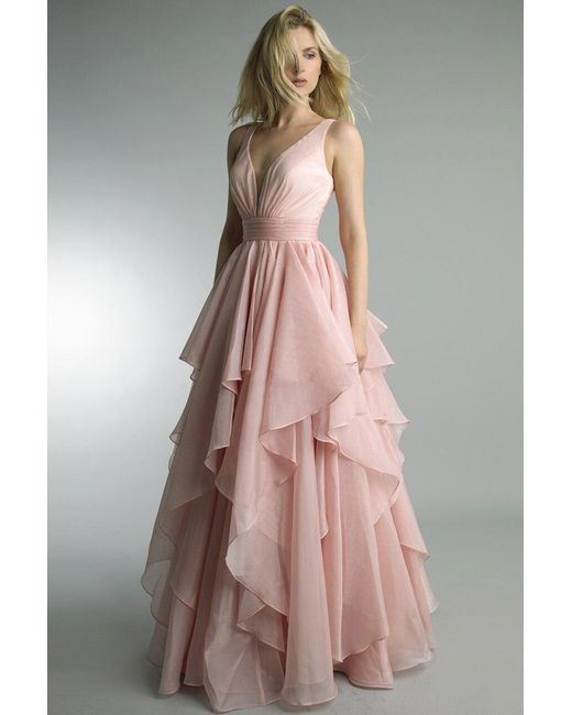 basix strapless ball gown