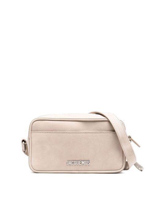 Jacquemus Beige Le Baneto Crossbody Leather Bag in Natural | Lyst UK