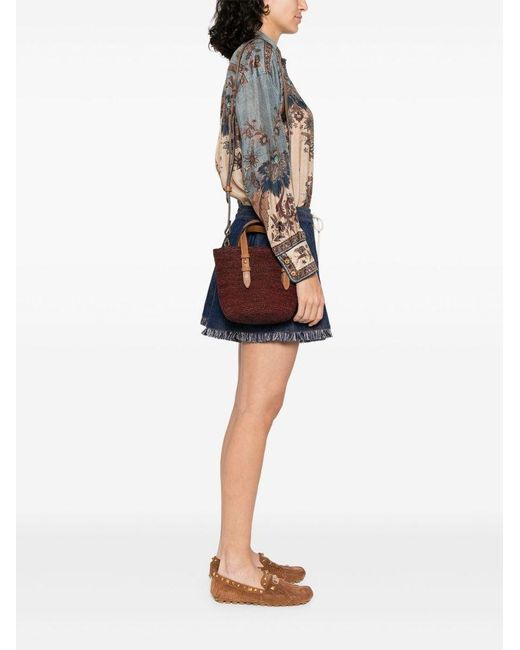 Piccola Borsa Tote 'Kaluwa' di AFAR in Brown