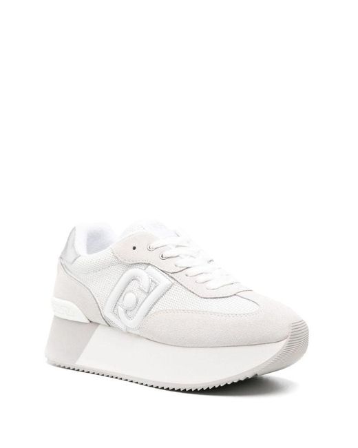 | Sneakers dettaglio logo | female | BIANCO | 40 di Liu Jo in White