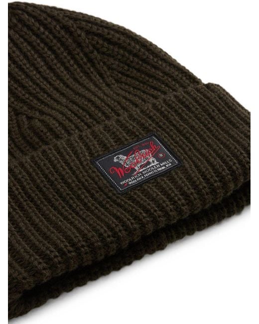 Cappello Verde Oliva di Woolrich in Black
