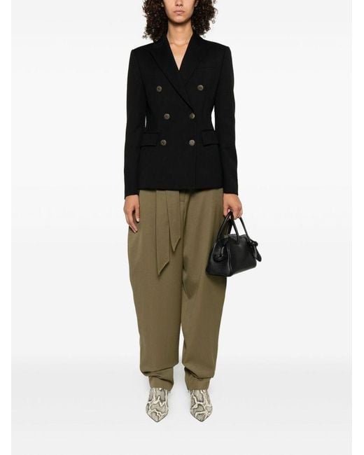 Dondup Black Doule-Breasted Blazer