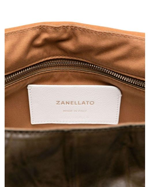 Borsa A Tracolla 'Postina Media' di Zanellato in Brown