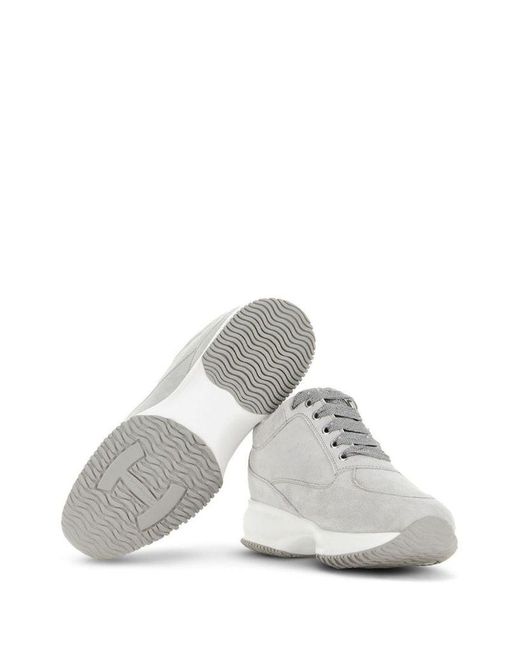 | Sneaker con cristalli | female | GRIGIO | 40 di Hogan in White