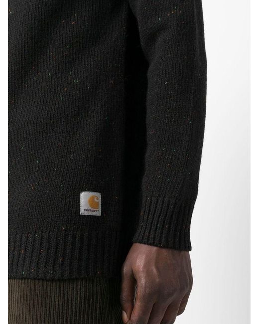 Maglione Girocollo Con Patch Logo di Carhartt in Black da Uomo