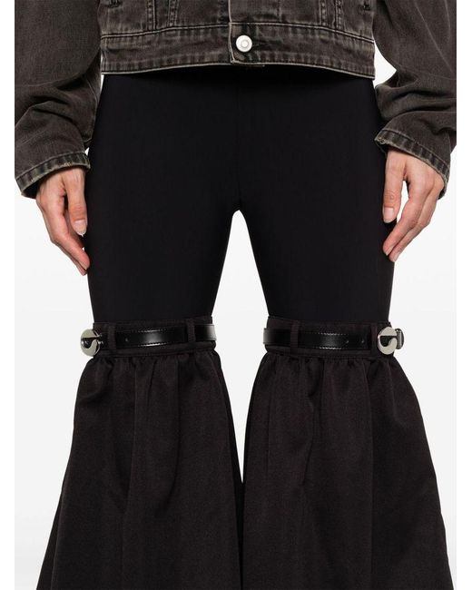 Pantaloni Svasati di Coperni in Black