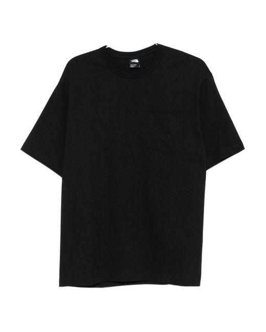 T-Shirt Girocollo di The North Face in Black da Uomo