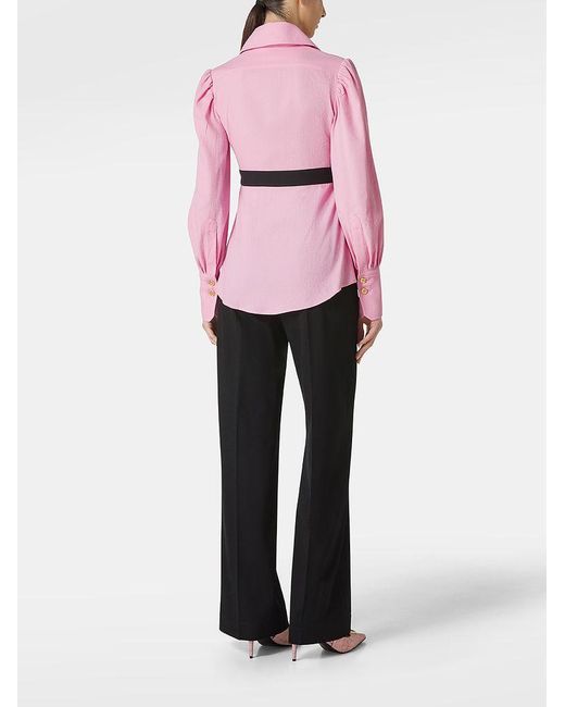 | Camicia in viscosa e cotone con cintura | female | ROSA | 38 di Patou in Pink