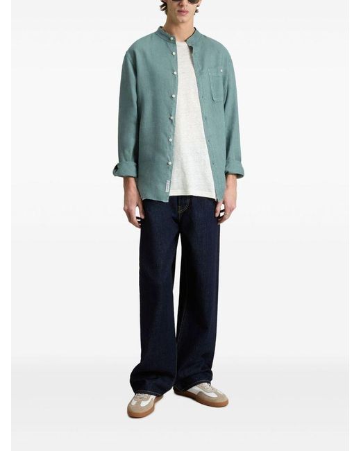 Camicia di Woolrich in Blue da Uomo