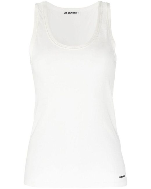 | T-shirt con logo | female | BIANCO | XS di Jil Sander in White