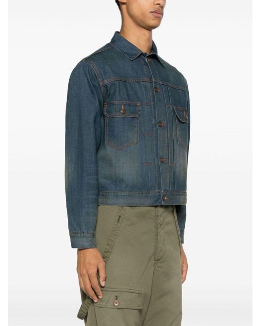 | Giacca in jeans | male | BLU | 50 di Maison Margiela in Blue da Uomo